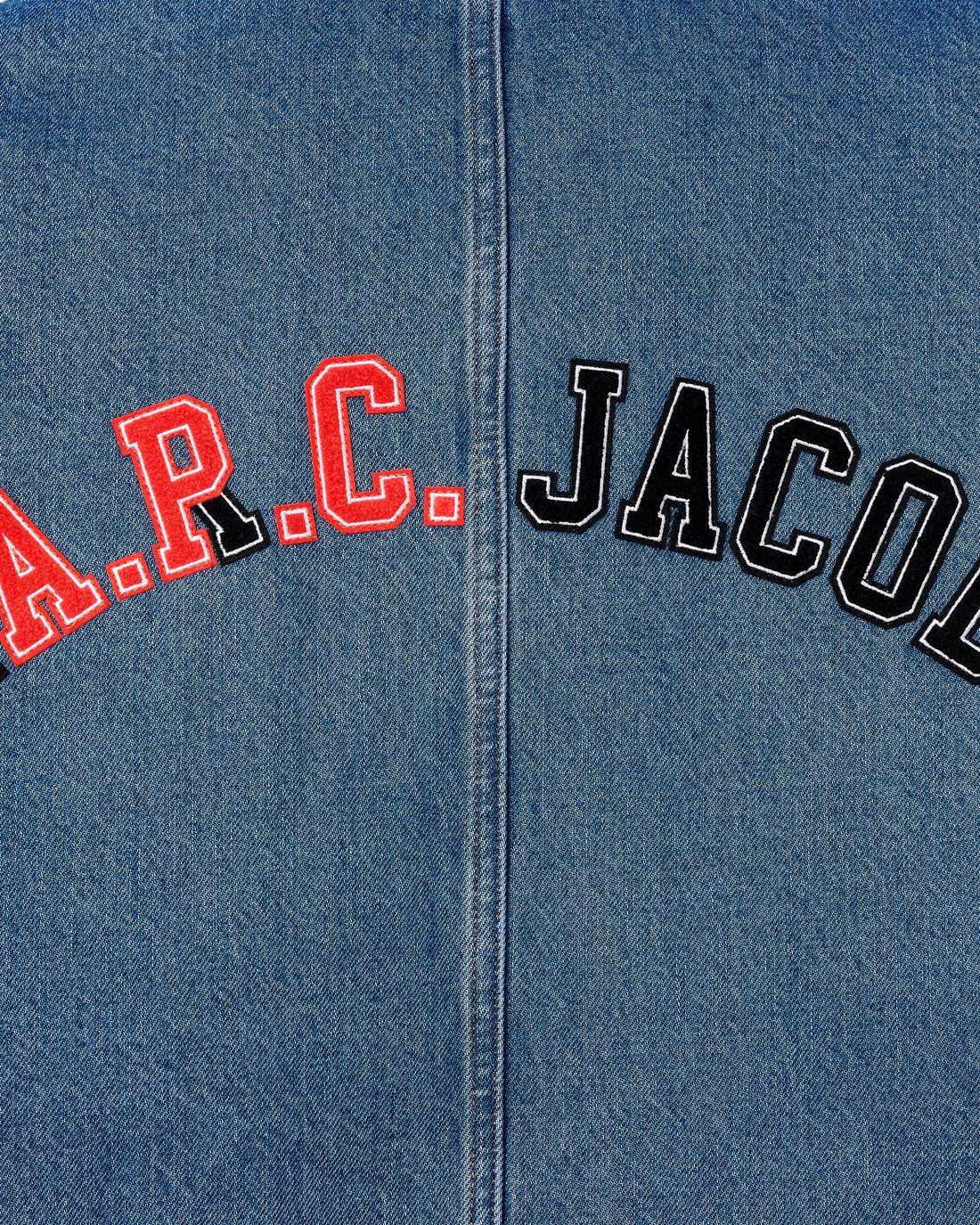The A.P.C. X Marc Jacobs Denim Unisex Jacket Washed Indigo