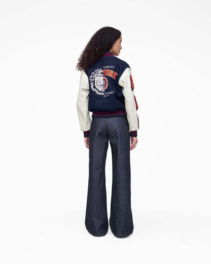 The A.P.C. X Marc Jacobs Varsity Jacket Dark Navy/White