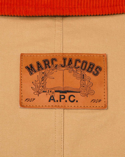 The A.P.C. X Marc Jacobs Stoned Canvas Unisex Jacket Camel