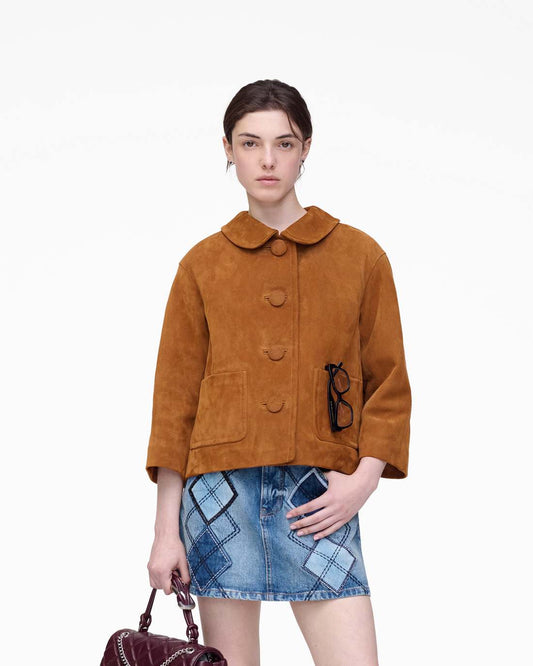 Suede Doll Jacket Copper