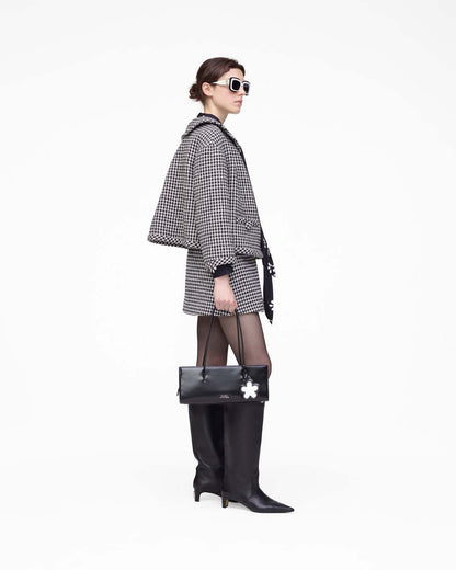 Gingham Tweed Jacket Black Multi
