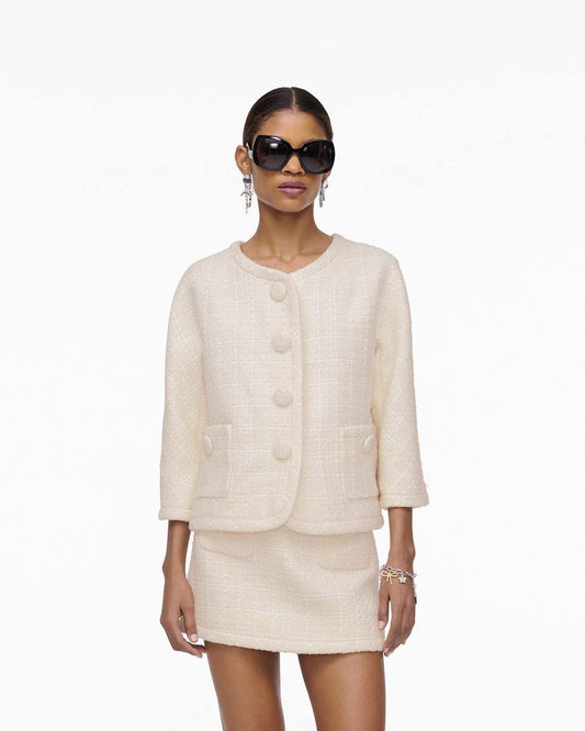Tweed Backwards Lady Jacket Ivory