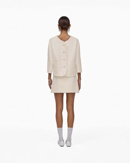 Tweed Backwards Lady Jacket Ivory
