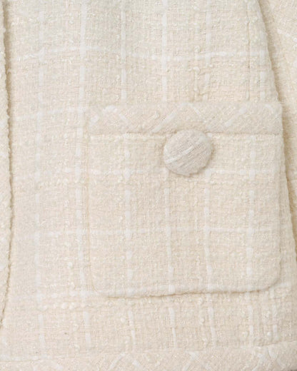 Tweed Backwards Lady Jacket Ivory