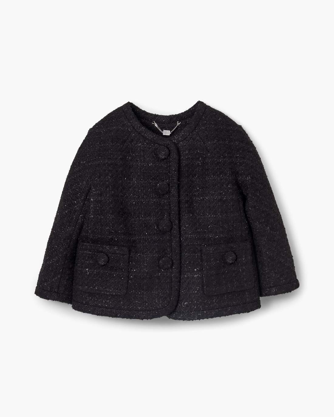 Tweed Backwards Lady Jacket Black