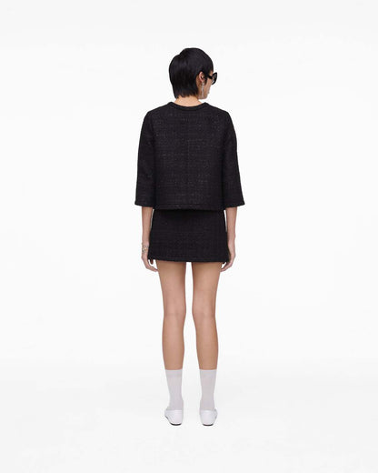 Tweed Backwards Lady Jacket Black