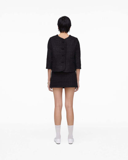 Tweed Backwards Lady Jacket Black
