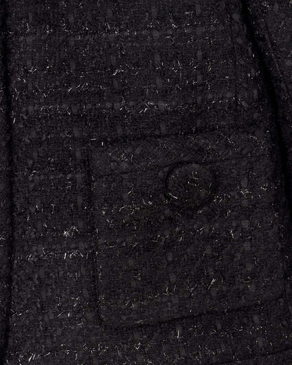 Tweed Backwards Lady Jacket Black