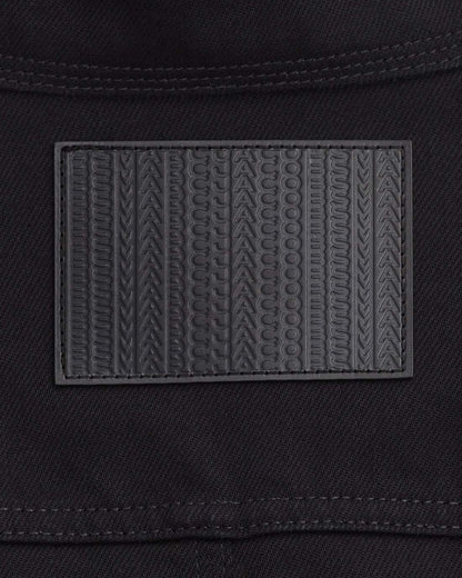 The Fluted Denim Jacket Black