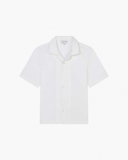 The Jumbled Monogram Logo Short Sleeve Shirt White